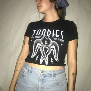 Crop Top Toadies Band Tee